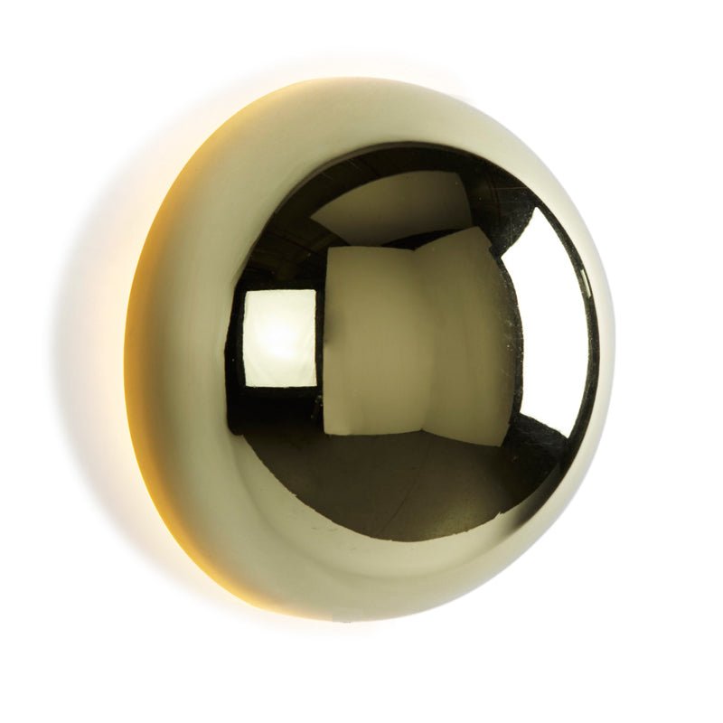Bauhaus Eclipse Wandleuchte mit Goldfinish für moderne Kunstbeleuchtung | Temsk