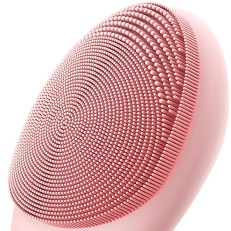 Lumivibe Electric Silicone Facial Cleanser With LED Light And 42 Celsius Heat | Temsk