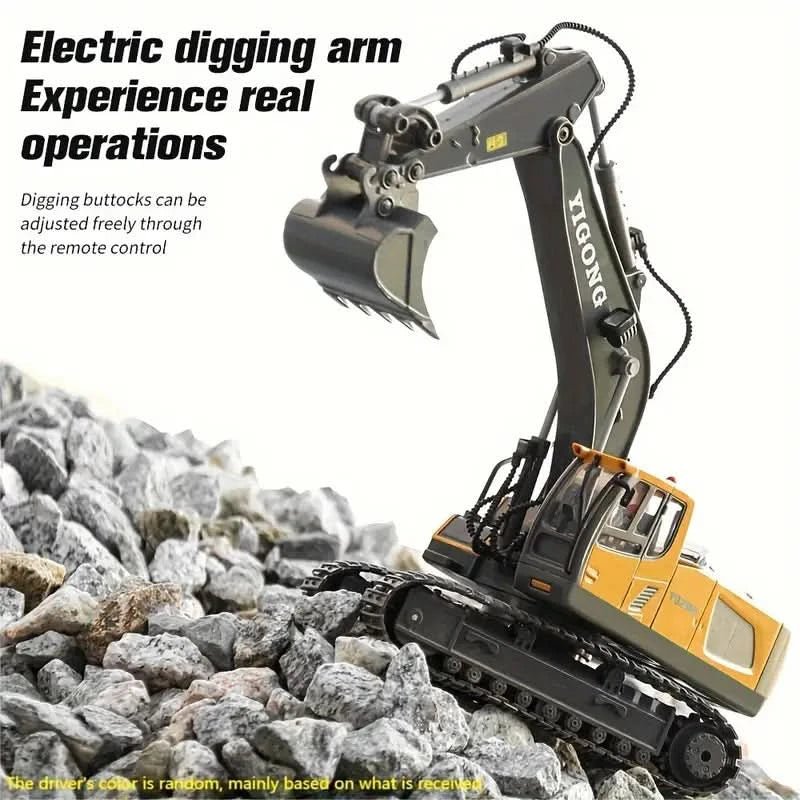 AeroBuild RC Digger: Ultimate Remote-Controlled Construction Vehicle For Adventures | Temsk
