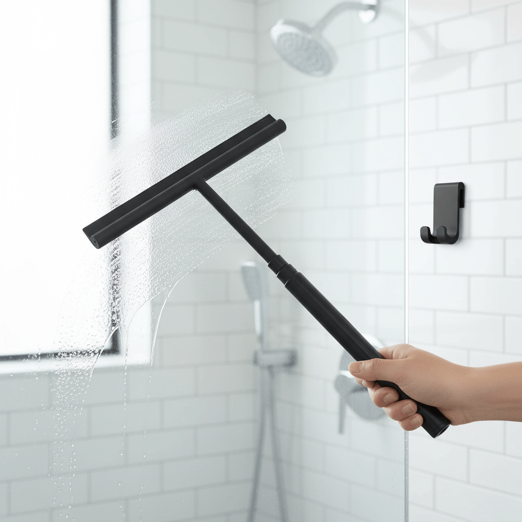 AeroClean Telescopic Shower Cleaner For Streakless Glass And Tile | Temsk