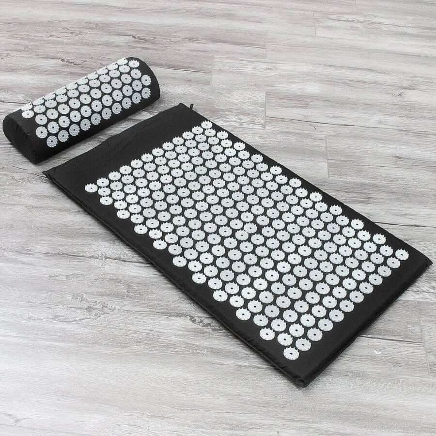 CalmFlow Acupressure Yoga Mat and Cushion Set for Natural Pain Relief and Relaxation | Temsk