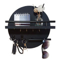Round Wooden Key Holder Stylish Eco Friendly Wall Organizer | Temsk