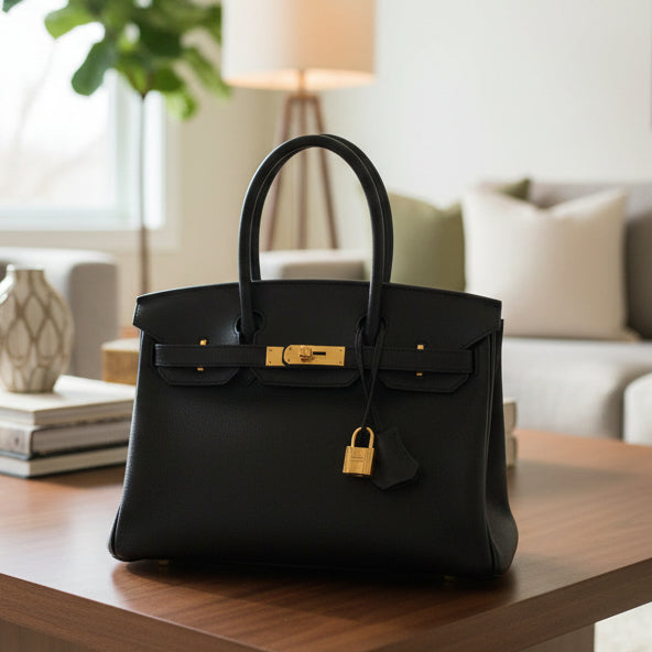 AzureAura Leather Handbag Premium Cowhide And All Occasion Style | Temsk