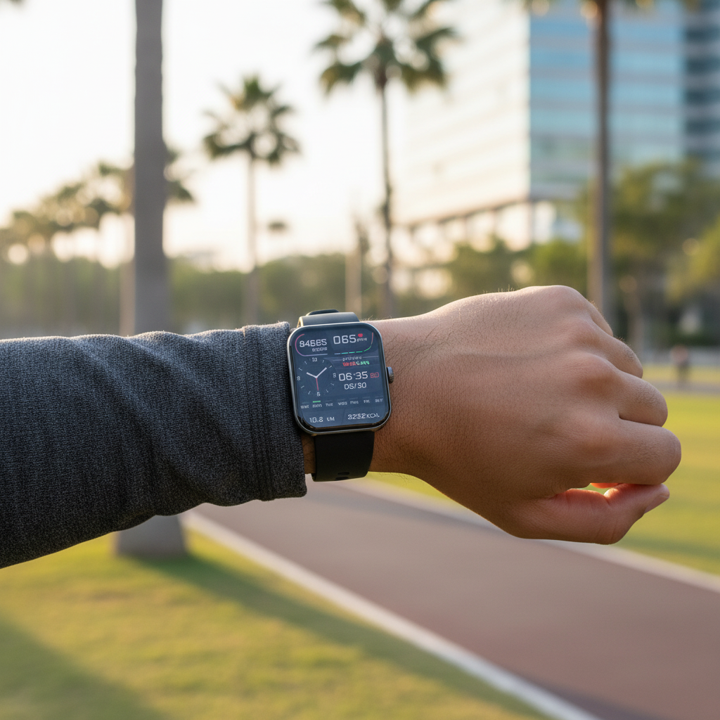 Smartwatch Fitness-Tracker mit Blutdruckmessung | Temsk
