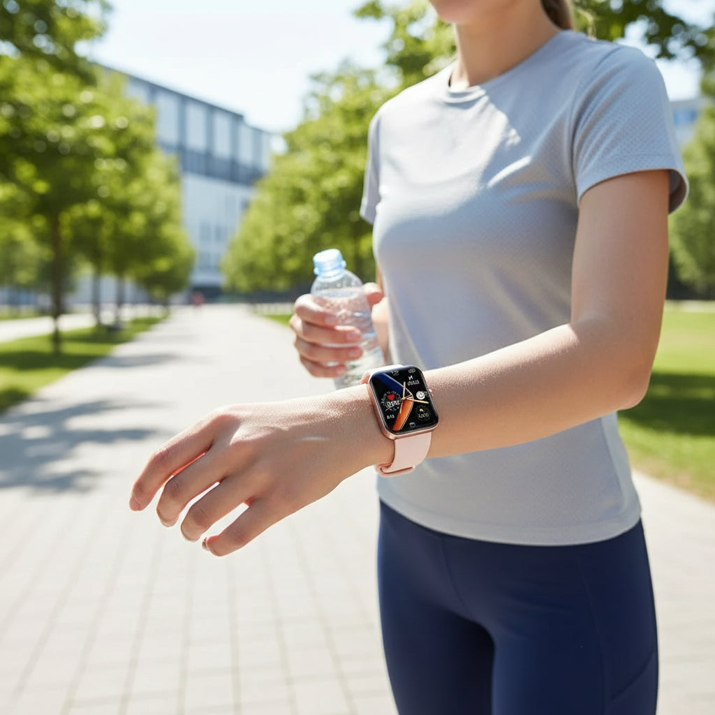 Smartwatch Fitness-Tracker mit Blutdruckmessung | Temsk