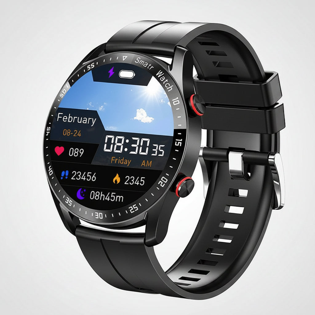Smartwatch mit Herzgesundheitsüberwachung und Fitness-Tracking | Temsk