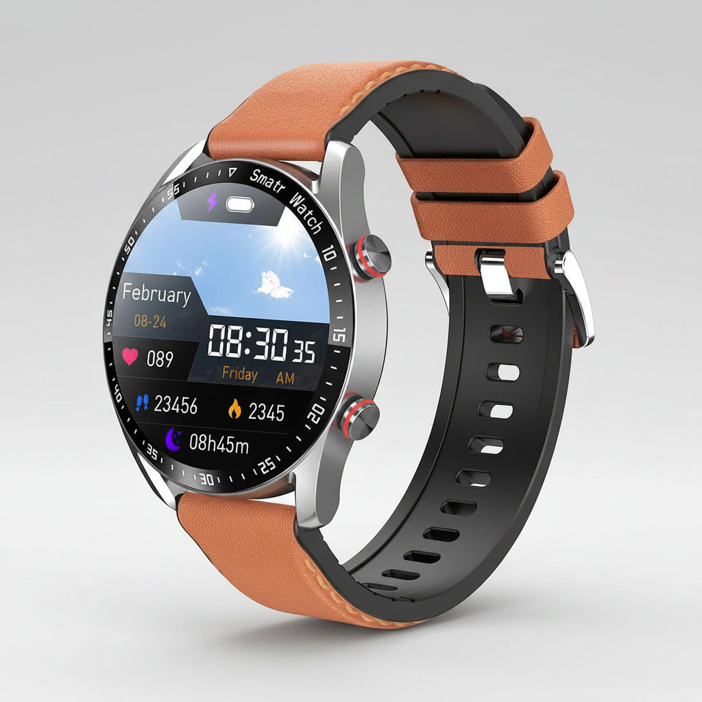 Smartwatch mit Herzgesundheitsüberwachung und Fitness-Tracking | Temsk