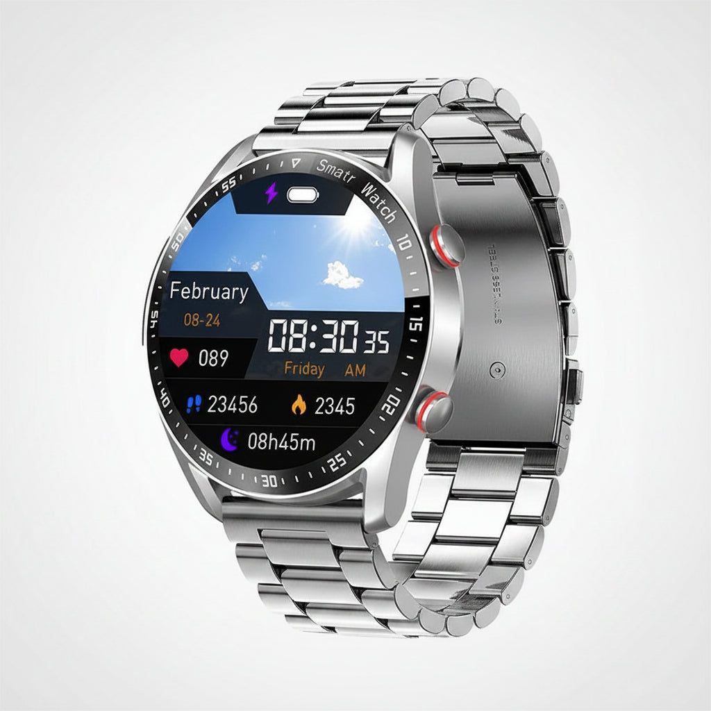 Smartwatch mit Herzgesundheitsüberwachung und Fitness-Tracking | Temsk