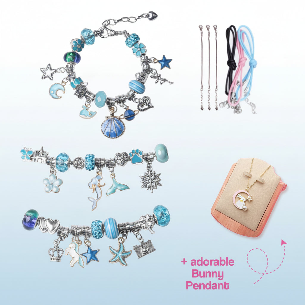 Mother's Day Kids Jewelry Kit Bracelet Making Set Fun | Temsk