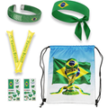 Brasilien-Flagge WM-Fan-Kit für Spieltag-Unterstützung | Temsk