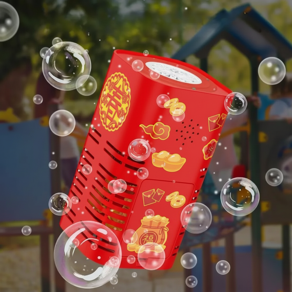 LED-Seifenblasenmaschine für Kinderpartys mit bunten Lichtern | Temsk
