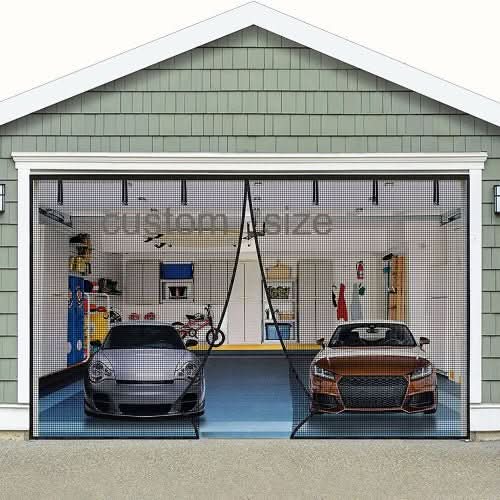 BreezeGuard Vision Magnetic Screen Net For Your Garage | Temsk