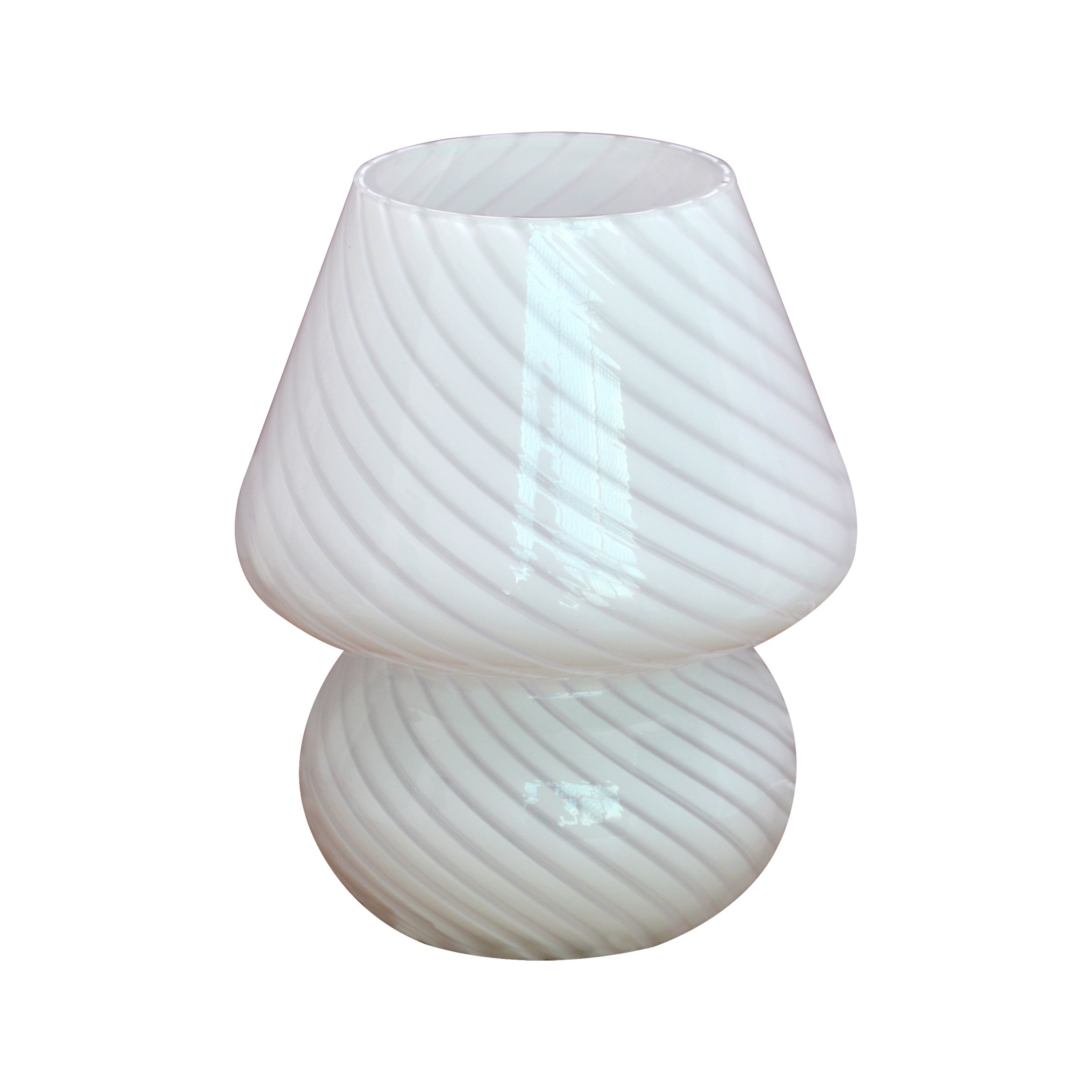 USB Dæmpbar Murano-Stil Glas Svampeinspireret Bordlampe | Temsk
