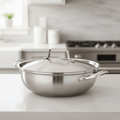 NovaCook Universal Stainless Steel Cooking Pot With Lid For All Stove Types | Temsk