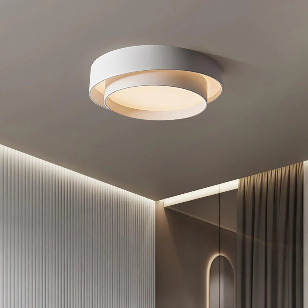 Nordische runde LED-Deckenleuchte im minimalistischen Design | Temsk