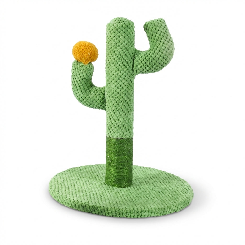Cactus Shaped Cat Scratching Post, Sisal, Small, Medium, Large | Temsk