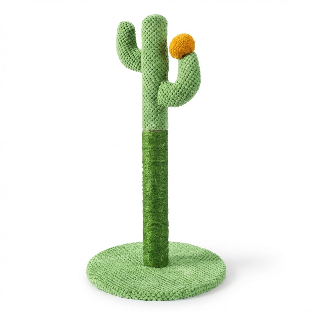 Cactus Shaped Cat Scratching Post, Sisal, Small, Medium, Large | Temsk