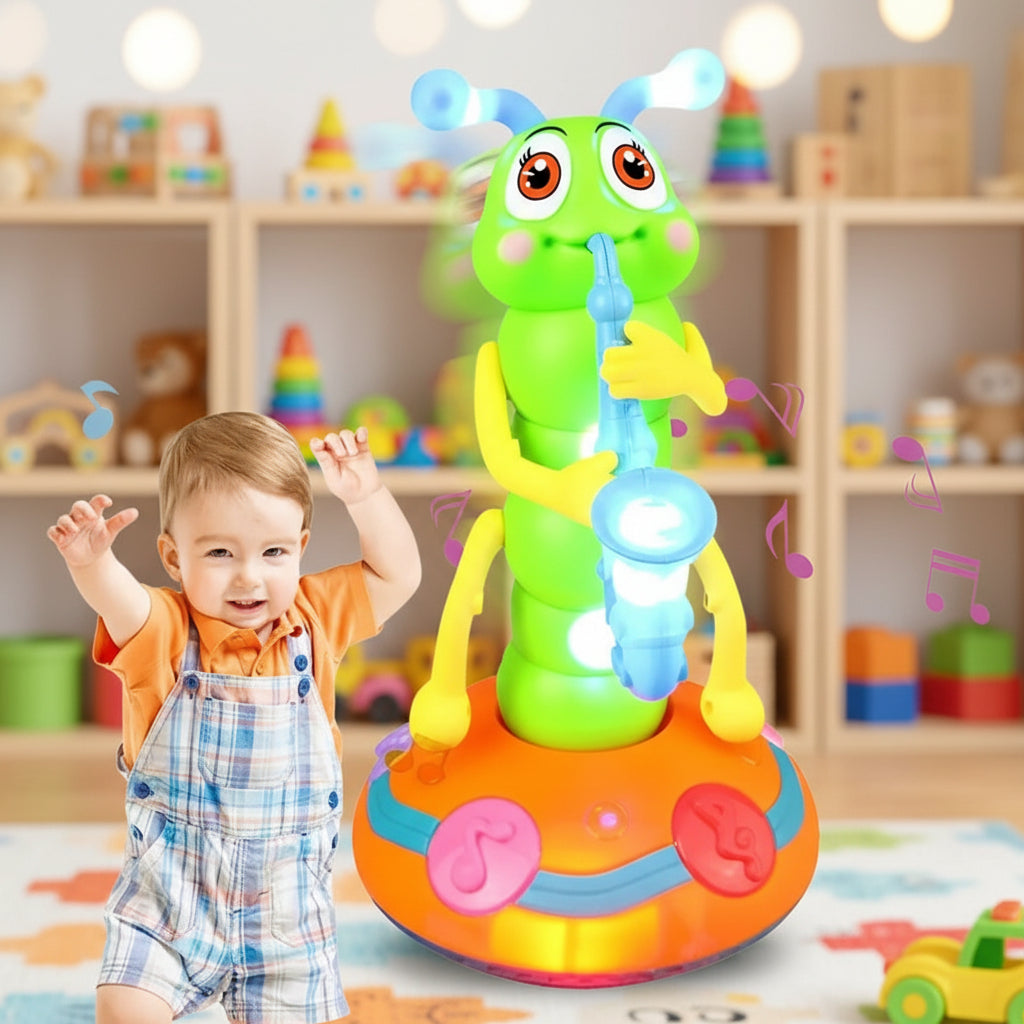Dancing Caterpillar Baby Toy With Music And Lights | Temsk