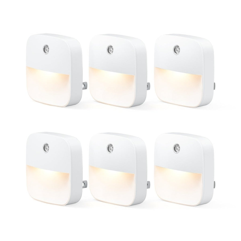 LumaNest Energy-Saving Socket Night Lights With Auto Sensor Six Pack | Temsk