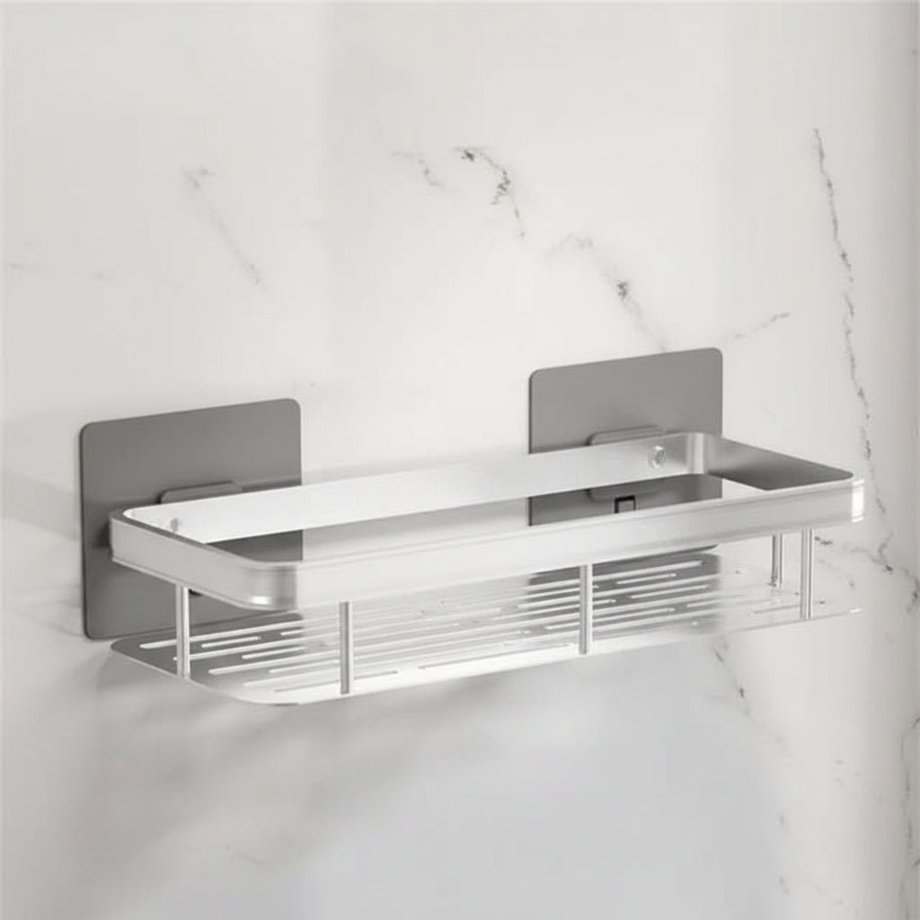 AeroShelf Adhesive Bathroom Shelf Drill-Free And Stylish For Every Bathroom | Temsk