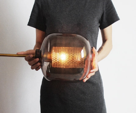 Lumera Glass Pendant Light for Elegant Modern Interiors | Snurv | Temsk