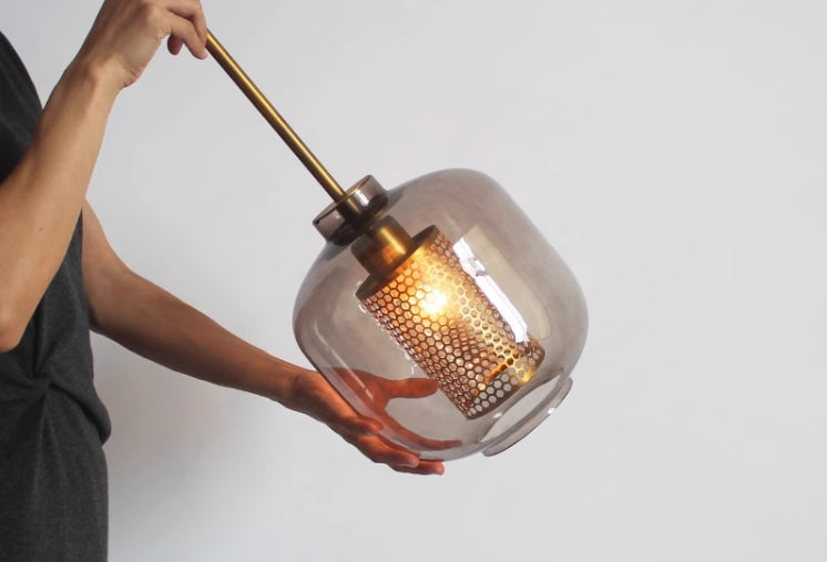 Lumera Glass Pendant Light for Elegant Modern Interiors | Snurv | Temsk