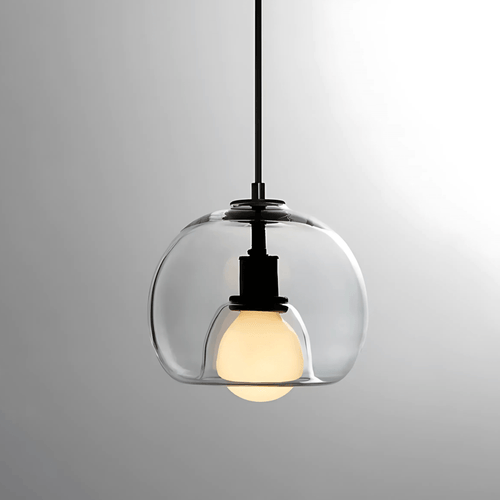 Clyde Handblown Glass Pendant Fixture With Modern Elegance Temsk