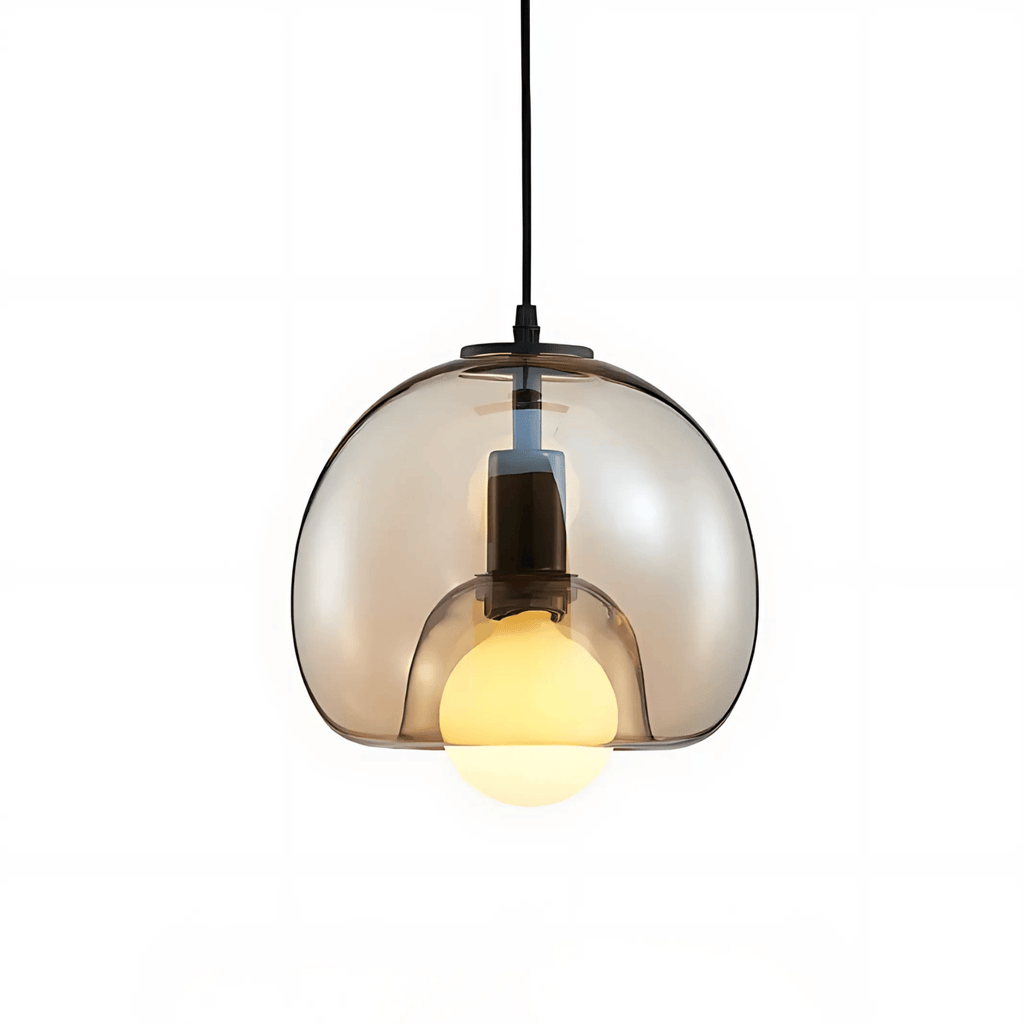 Clyde Glas-Pendelleuchte mit handgeblasenem modernen Eleganz-Design | Temsk