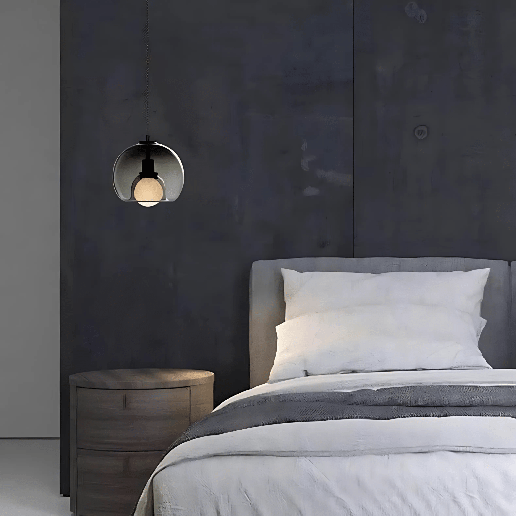 Clyde Glas-Pendelleuchte mit handgeblasenem modernen Eleganz-Design | Temsk