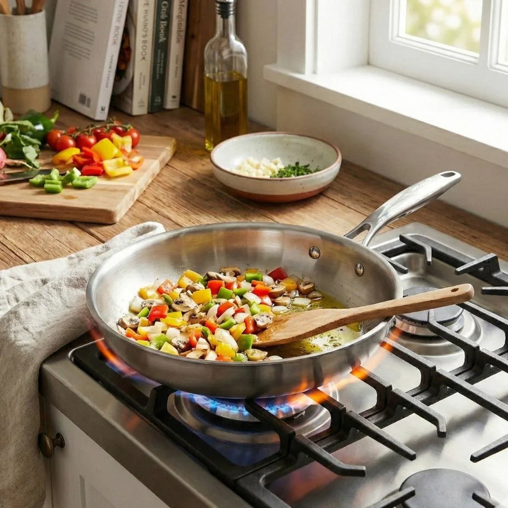 TitanHammer Pro Pan | Naturally Non-Stick Titanium Cookware | Temsk