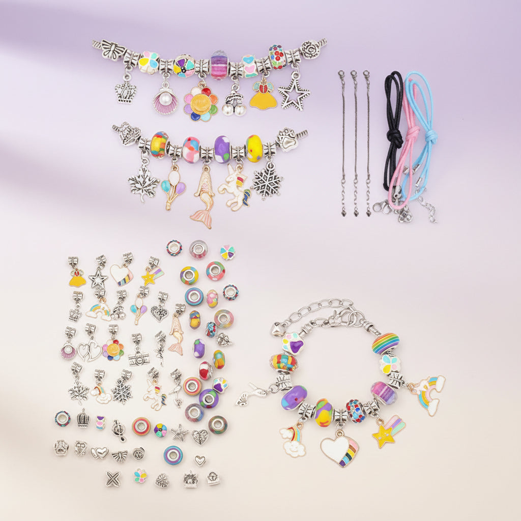 Mother's Day Kids Jewelry Kit Bracelet Making Set Fun | Temsk