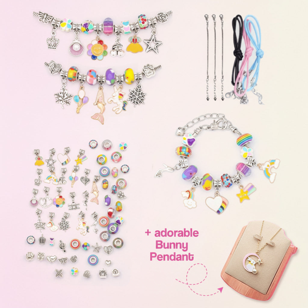 Mother's Day Kids Jewelry Kit Bracelet Making Set Fun | Temsk