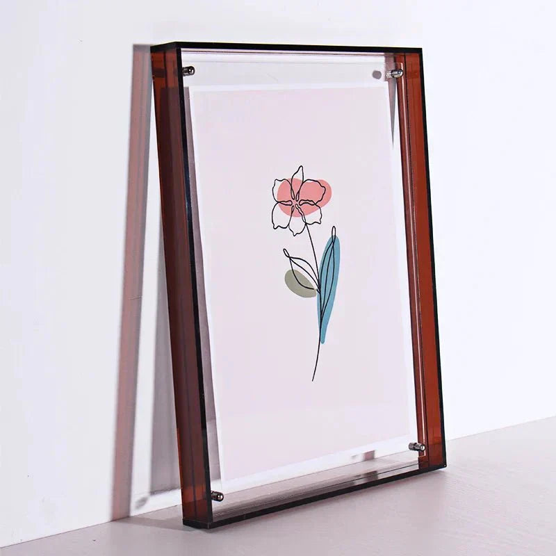Transparent Double-Sided Acrylic Photo Frame A6 To A4 | Temsk