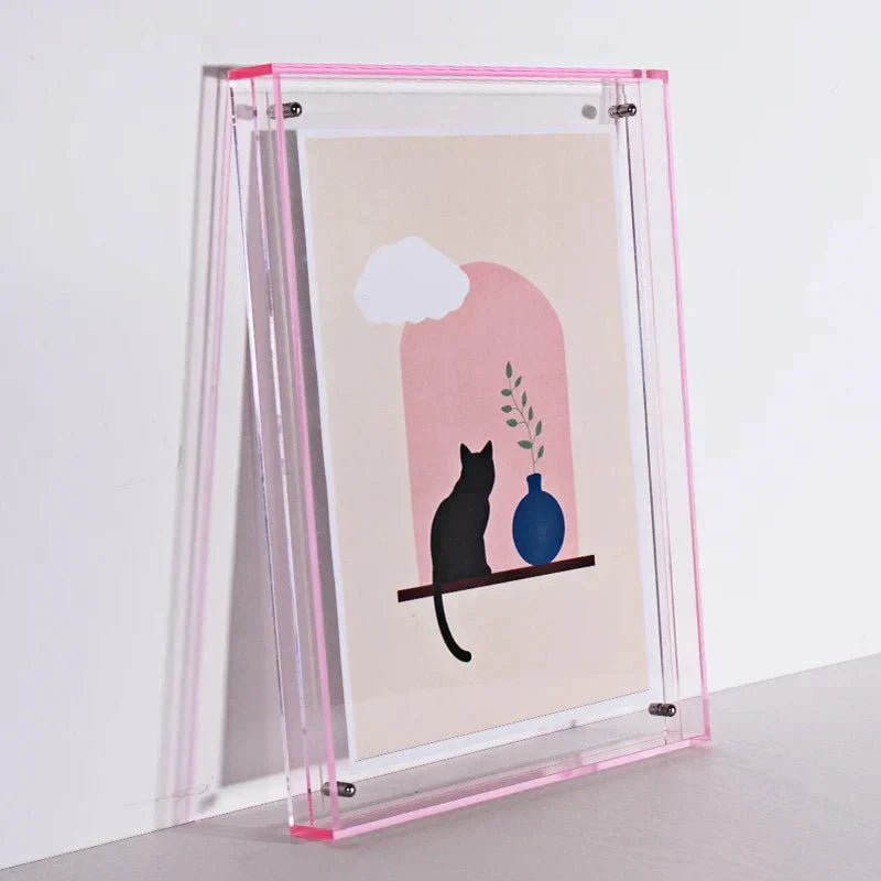 Transparent Double-Sided Acrylic Photo Frame A6 To A4 | Temsk