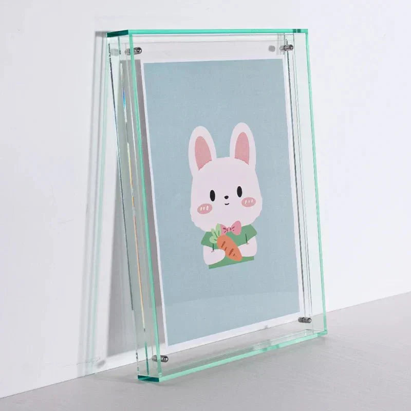 Transparent Double-Sided Acrylic Photo Frame A6 To A4 | Temsk