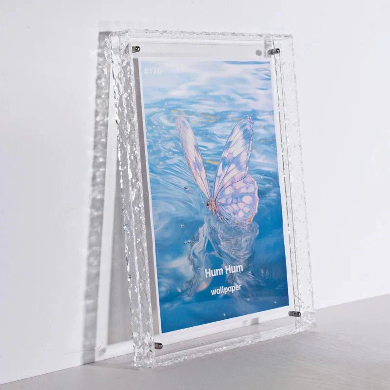 Transparent Double-Sided Acrylic Photo Frame A6 To A4 | Temsk