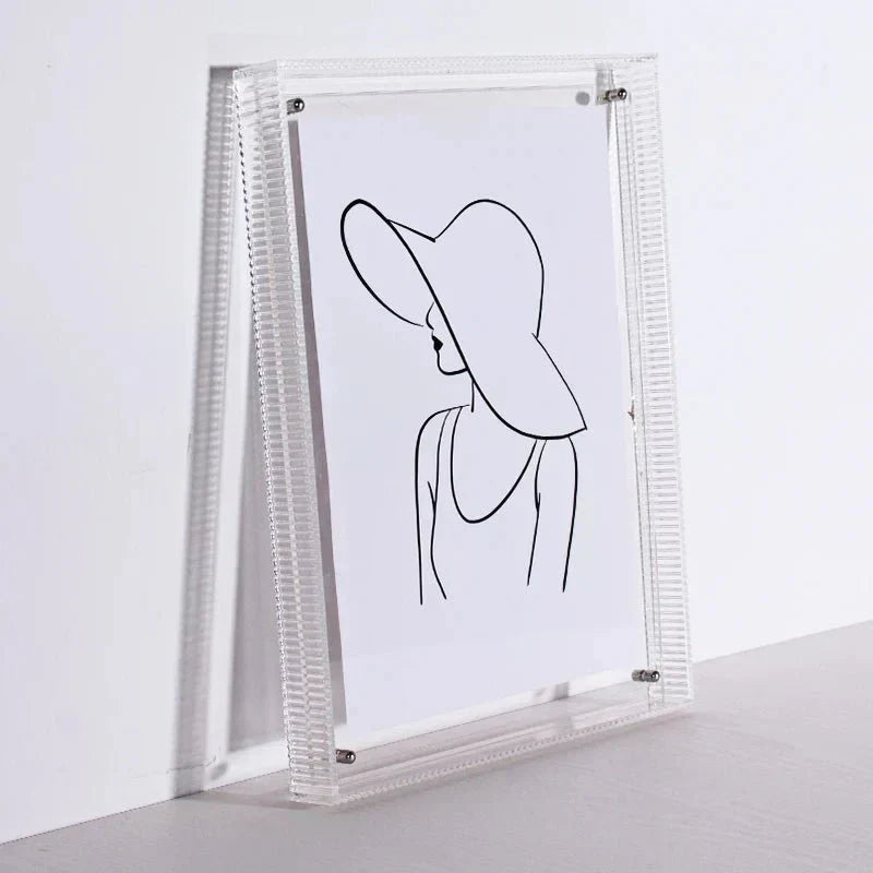 Transparent Double-Sided Acrylic Photo Frame A6 To A4 | Temsk