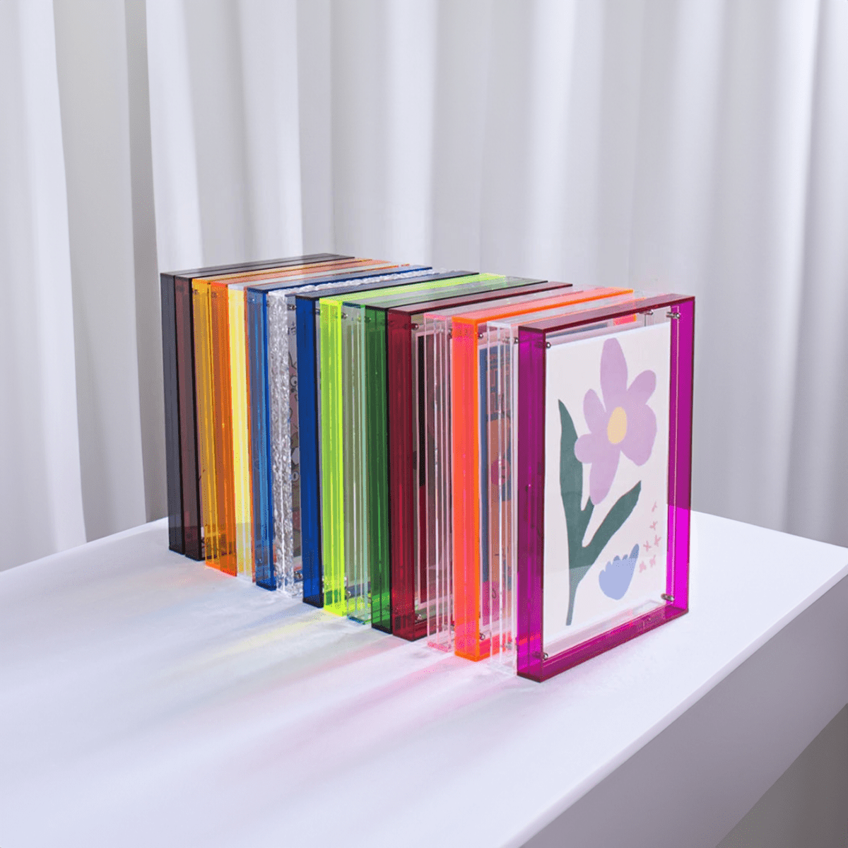 Transparent Double-Sided Acrylic Photo Frame A6 To A4 | Temsk