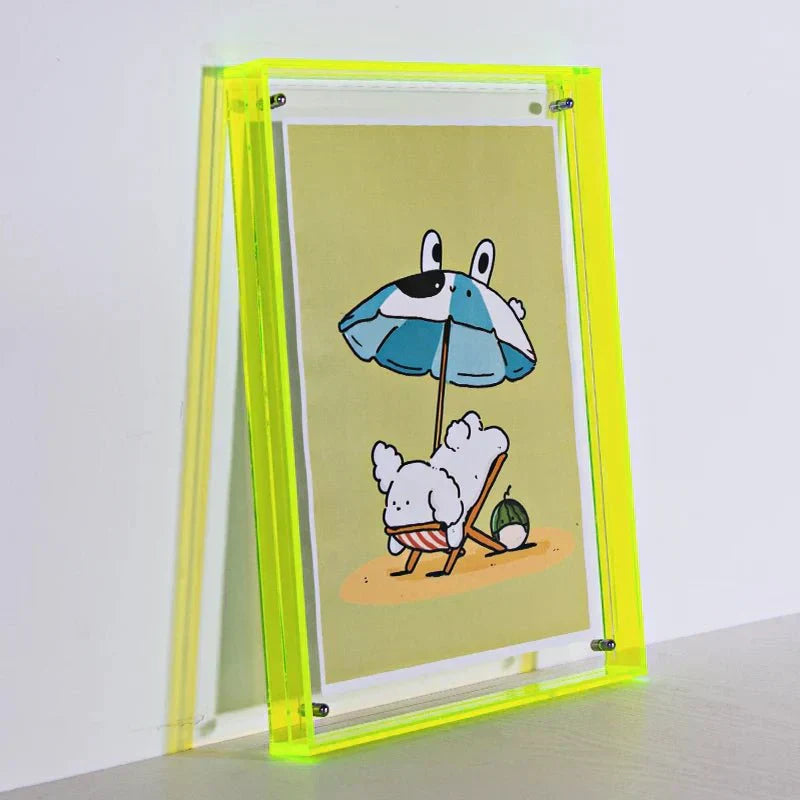 Transparent Double-Sided Acrylic Photo Frame A6 To A4 | Temsk