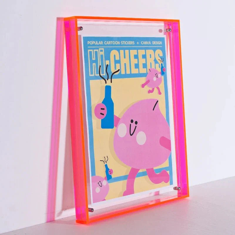 Transparent Double-Sided Acrylic Photo Frame A6 To A4 | Temsk