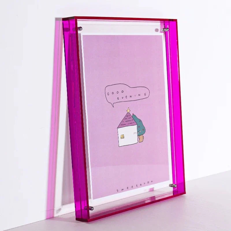 Transparent Double-Sided Acrylic Photo Frame A6 To A4 | Temsk