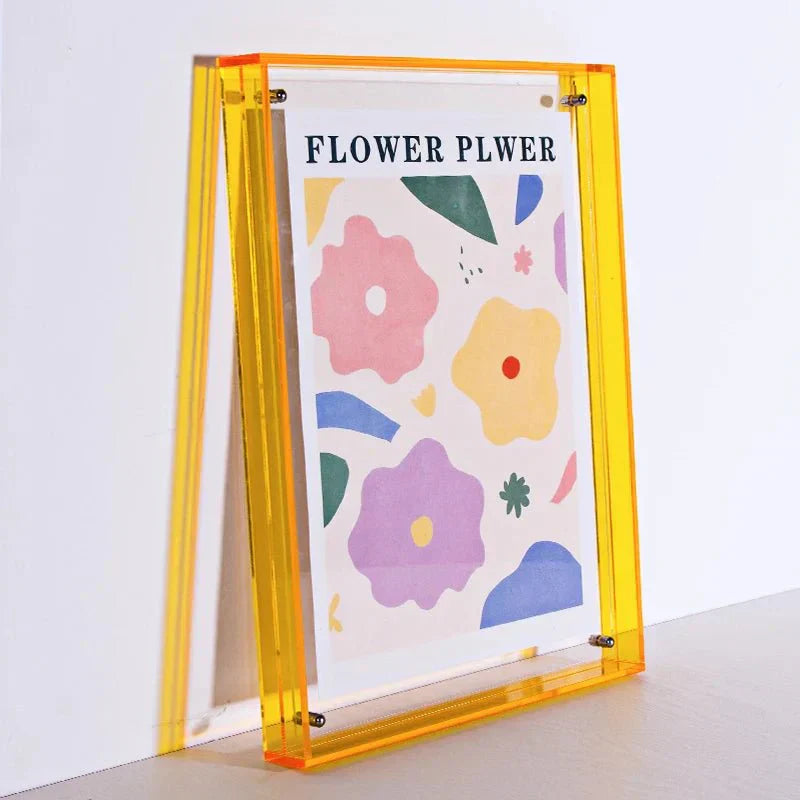 Transparent Double-Sided Acrylic Photo Frame A6 To A4 | Temsk