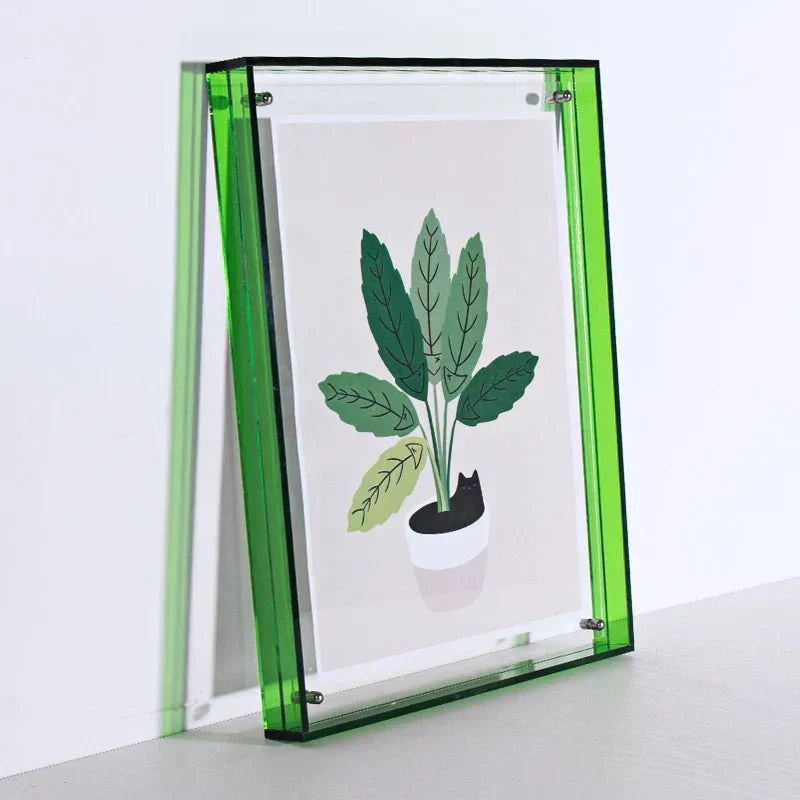 Transparent Double-Sided Acrylic Photo Frame A6 To A4 | Temsk