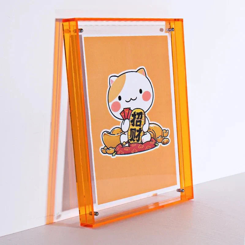 Transparent Double-Sided Acrylic Photo Frame A6 To A4 | Temsk