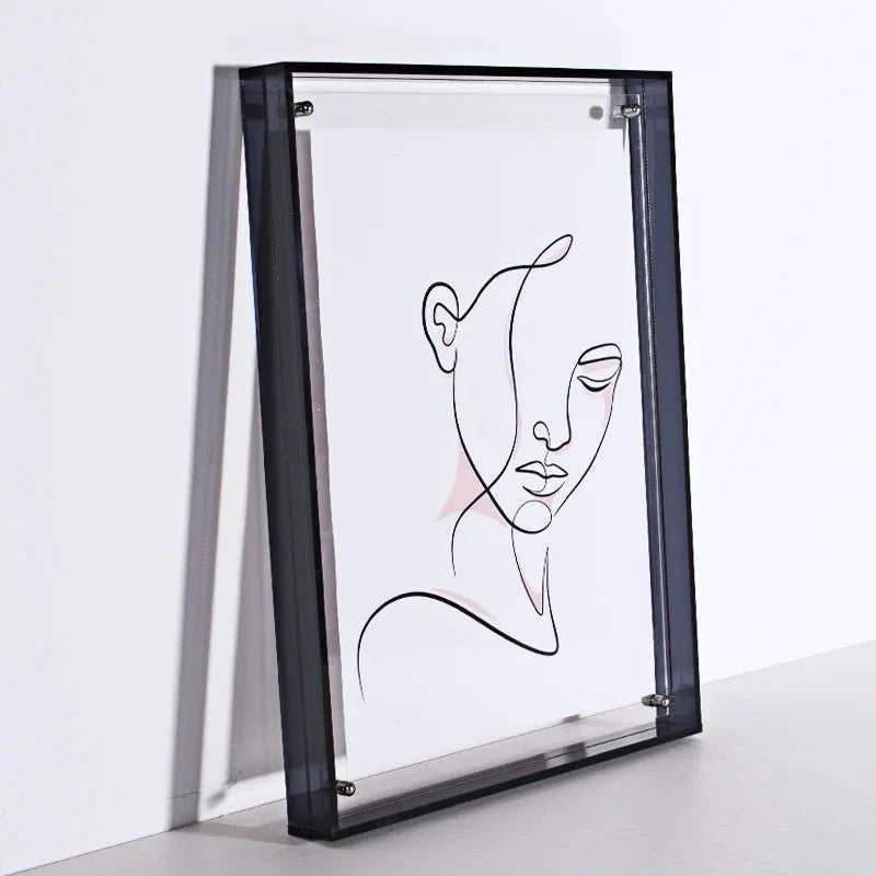 Transparent Double-Sided Acrylic Photo Frame A6 To A4 | Temsk
