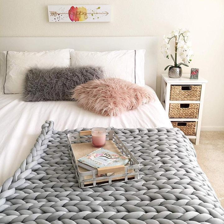 CloudNest Plush Knit Blanket For Cozy Home Comfort | Temsk