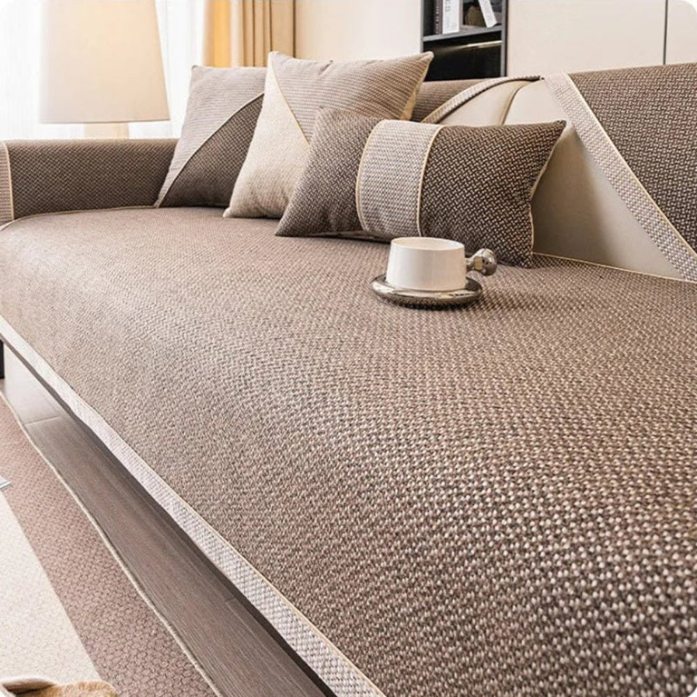 Baumwoll-Überzug für Sofas rutschfester Schutz für Möbel | Temsk