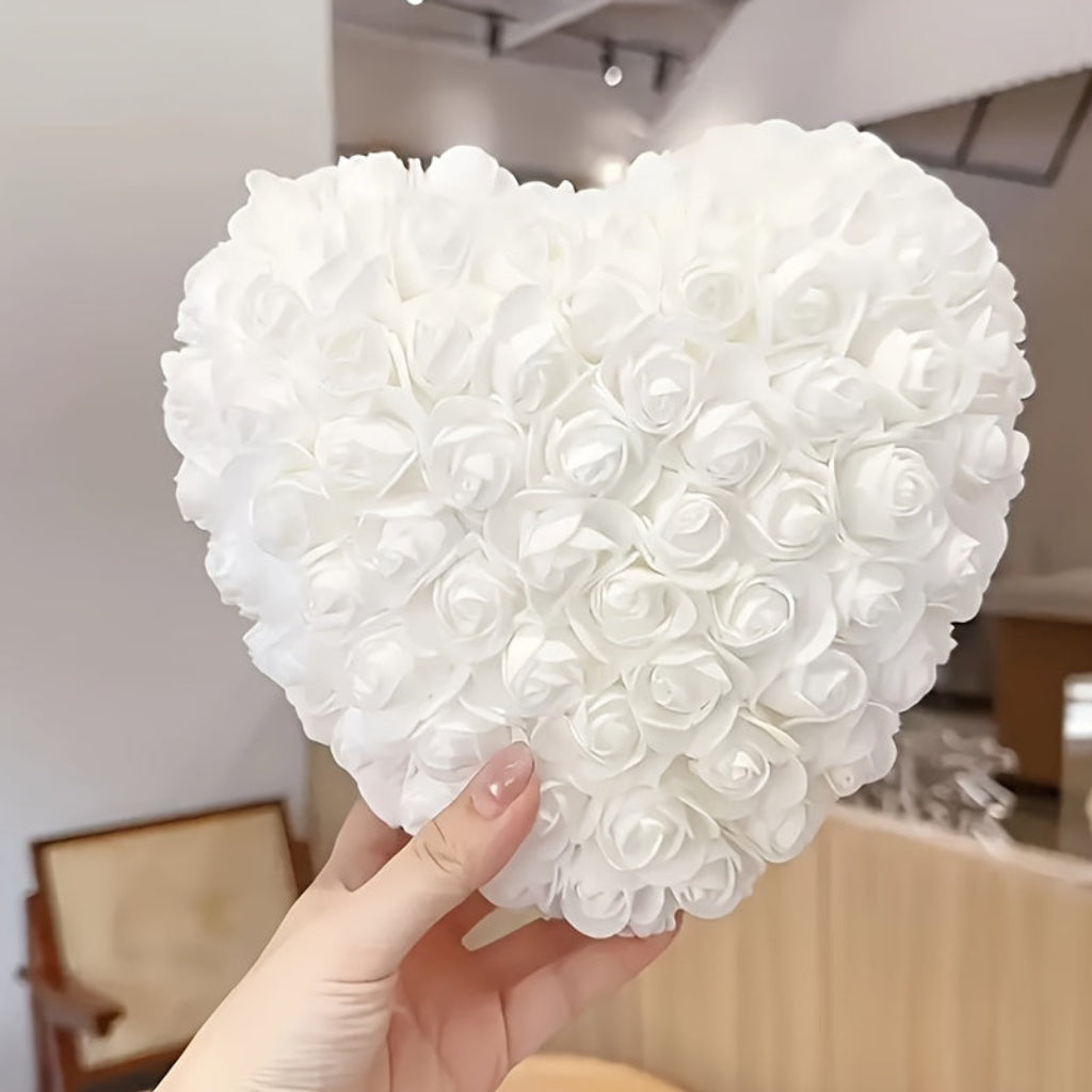 Rose Heart Artificial Flower Table Decor For Mother's Day Gift | Temsk
