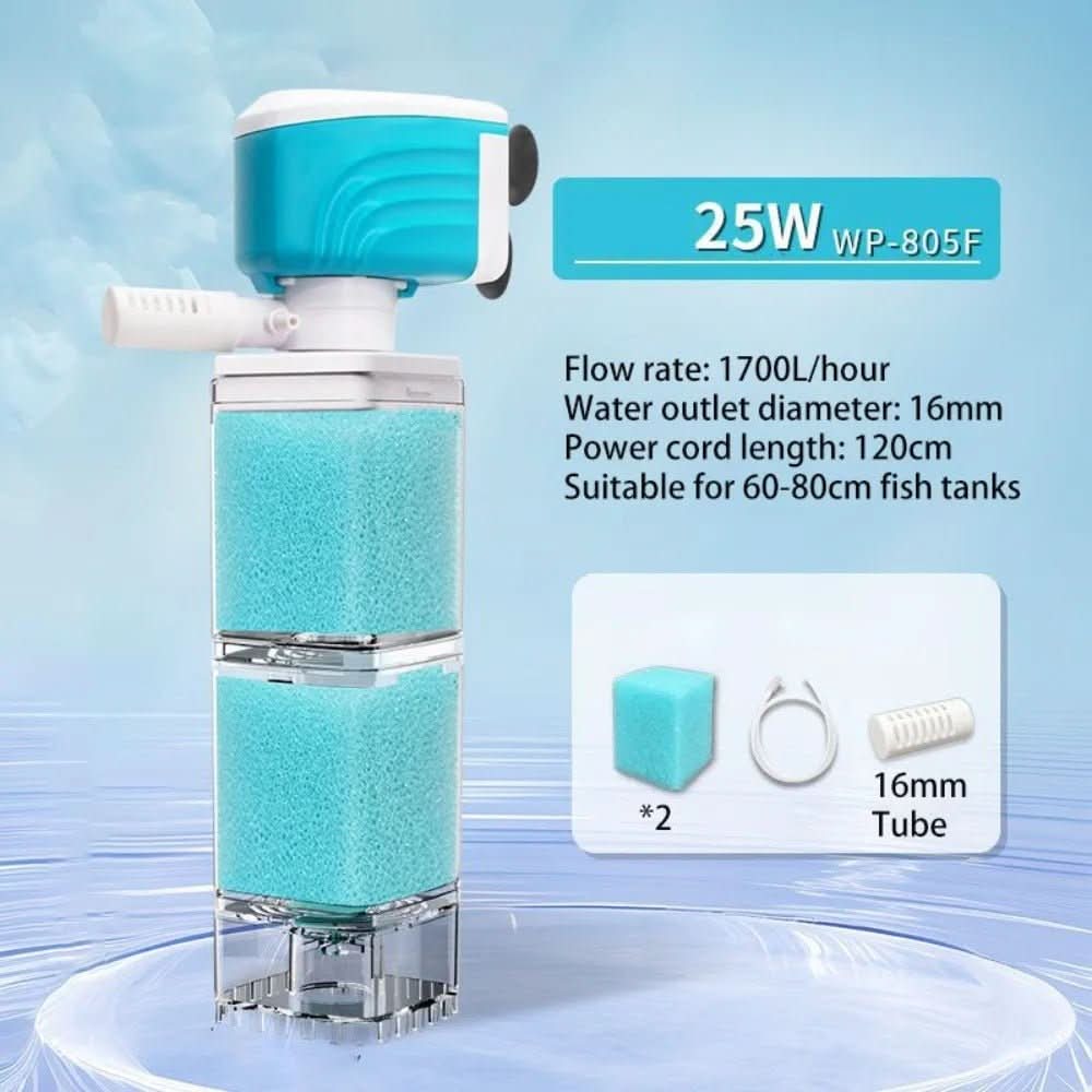 ClearWave Pro 5-In-1 Aquarium Filter System For Crystal Clear Water | Temsk