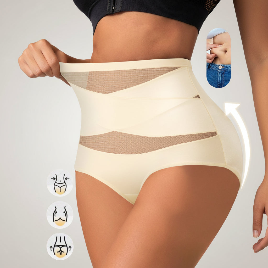 Nahtlose hoch taillierte Shapewear-Slips zur Bauchkontrolle | Temsk